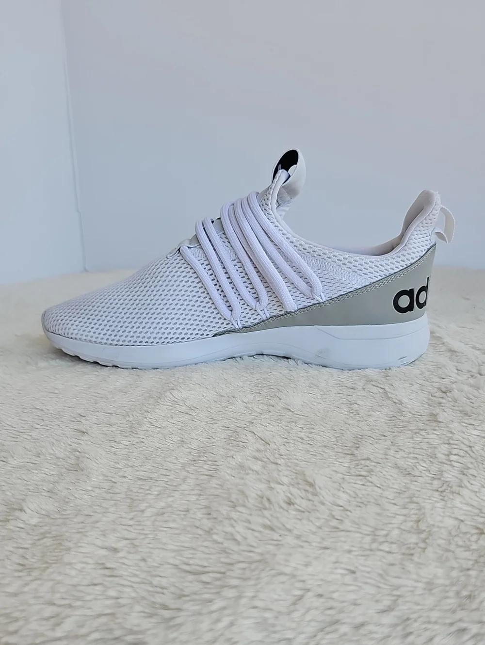 ​adidas Lite Racer Adapt 3.0 Slip-On Sneakers White Men 9.5
